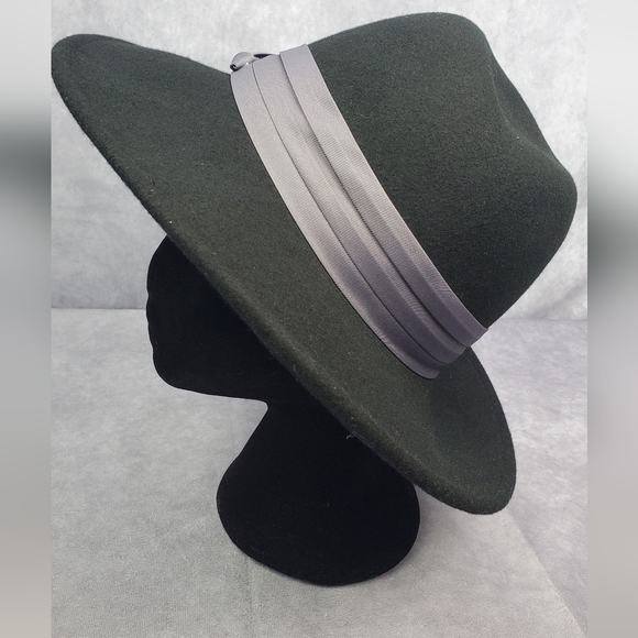 GLOVANNIO NEW YORK Black Formal 100% Wool Women's Hat - Picture 2 of 11